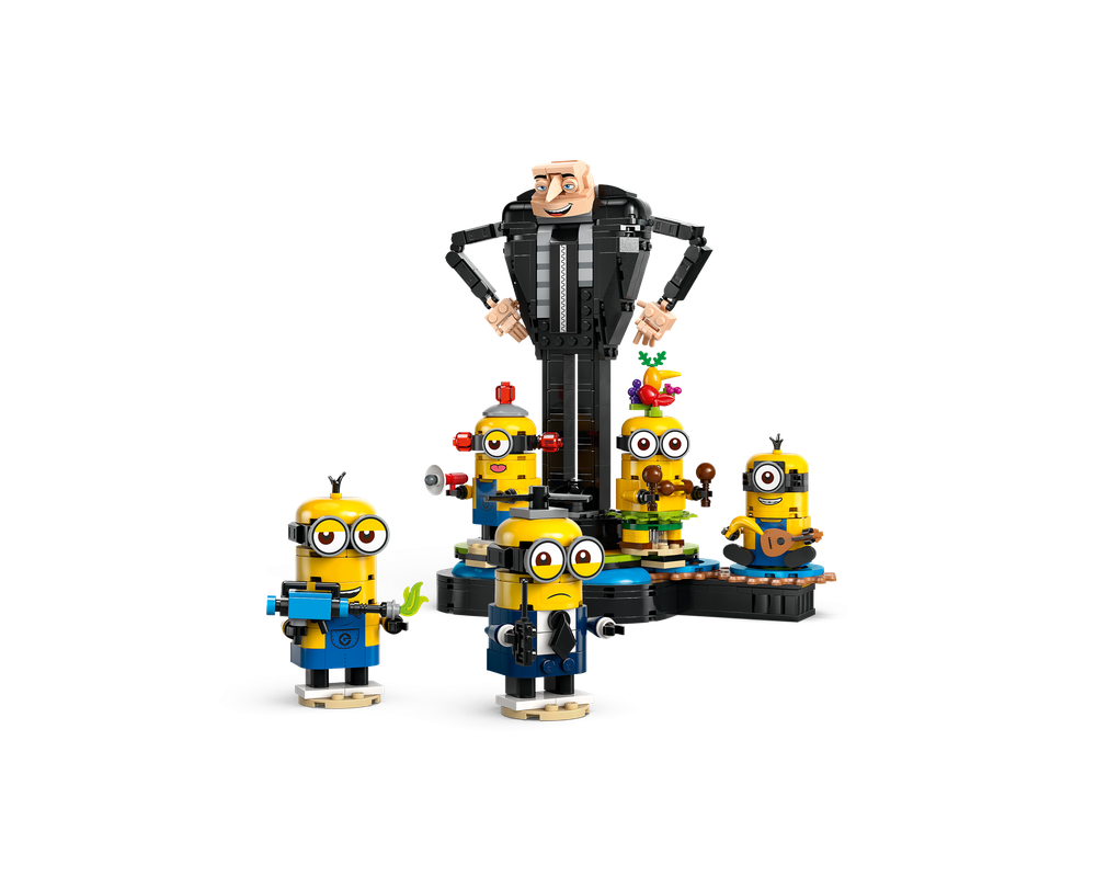 LEGO Set 75582-1 Brick-Built Gru and Minions (2024 Despicable Me 4 ...