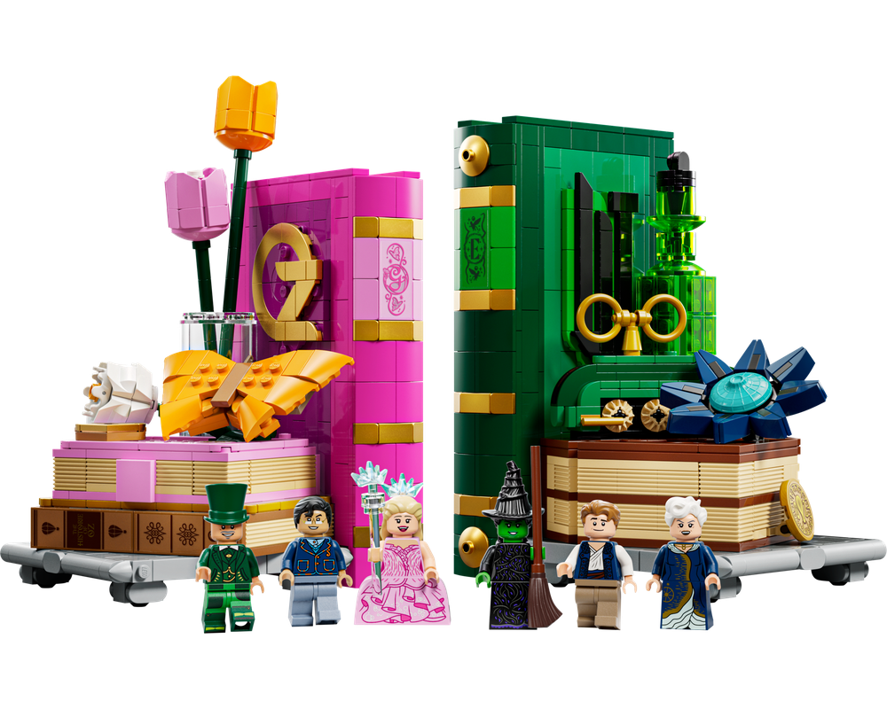 LEGO Set 75691-1 Glinda & Elphaba Bookends (2025 Wicked