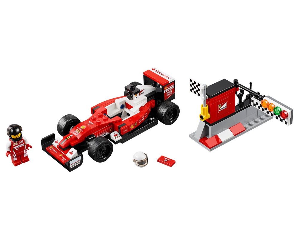 LEGO Set Scuderia Ferrari SF16-H (2017 Speed | Rebrickable - Build with LEGO