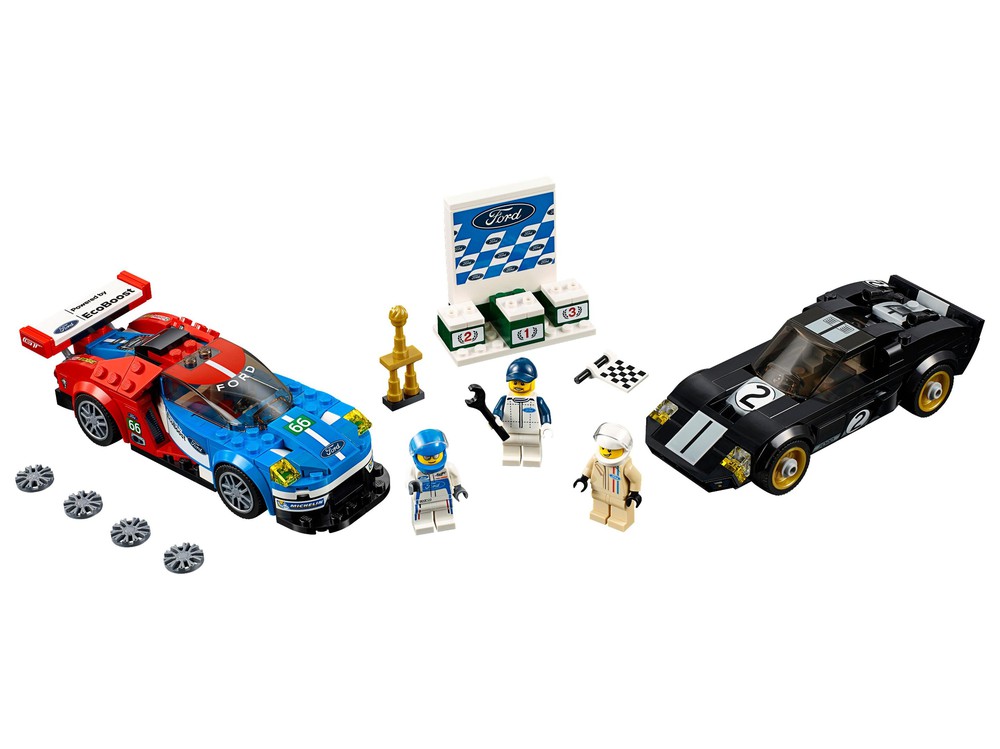 Lego Set 75881 1 2016 Ford Gt 1966 Ford Gt40 2017 Speed