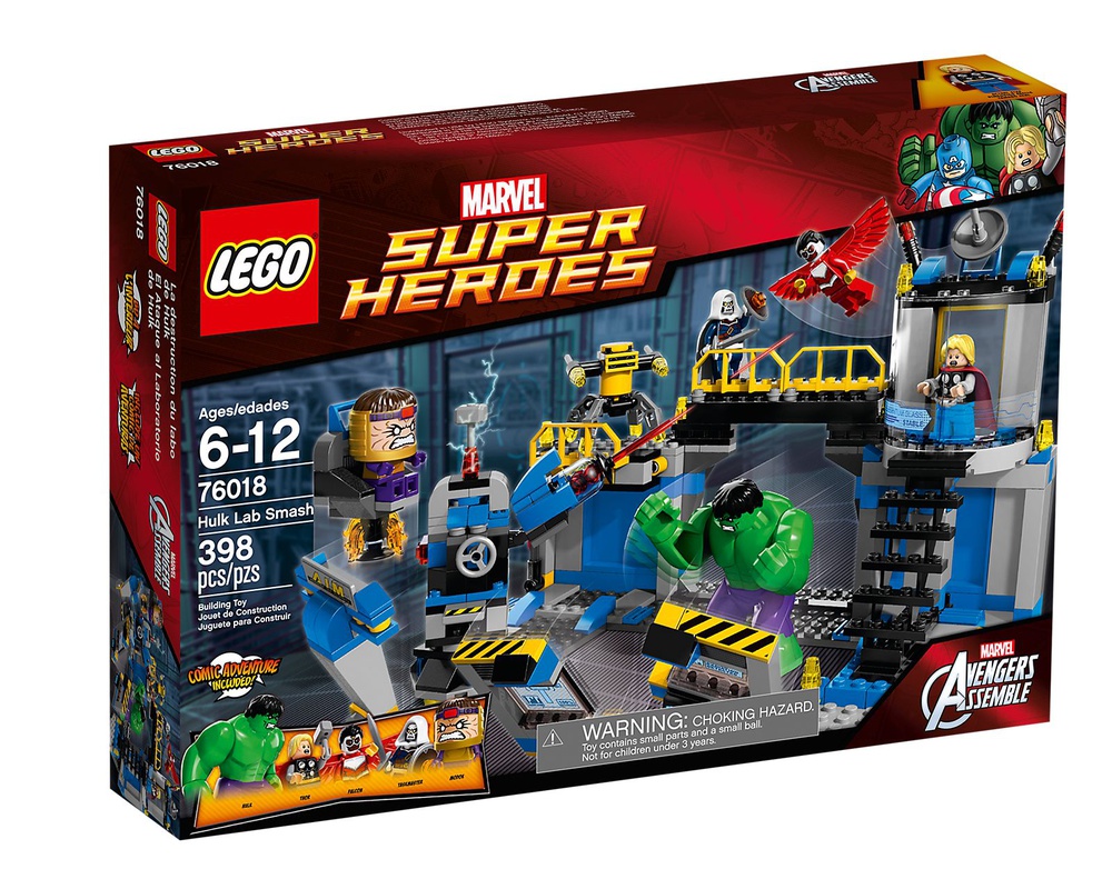 LEGO Set 76018-1 Hulk Lab Smash (2014 Super Heroes Marvel > Avengers ...