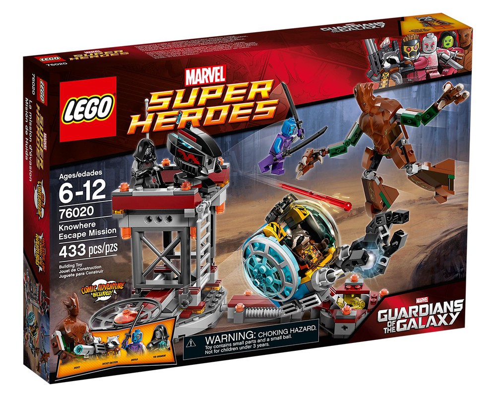 LEGO Set 76020 1 Knowhere Escape Mission 2014 Super Heroes Marvel Guardians of the Galaxy Rebrickable Build with LEGO