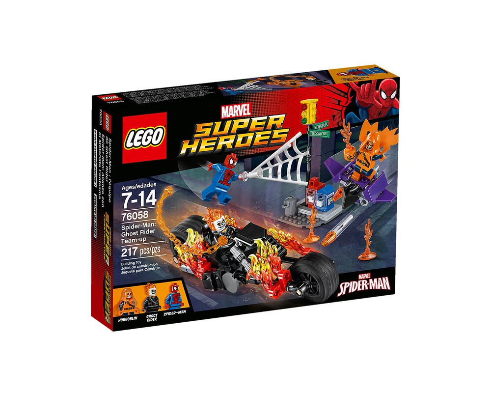 spider man ghost rider lego set