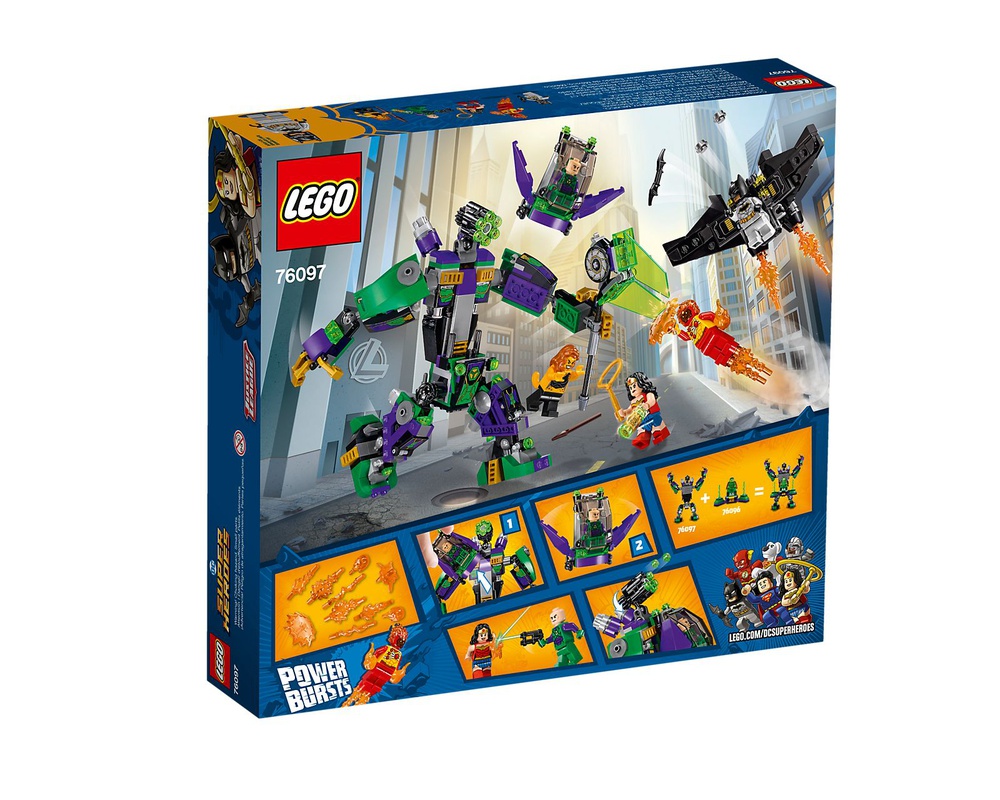 forklare Feasibility hykleri LEGO Set 76097-1 Lex Luthor Mech Takedown (2018 Super Heroes DC > Justice  League) | Rebrickable - Build with LEGO