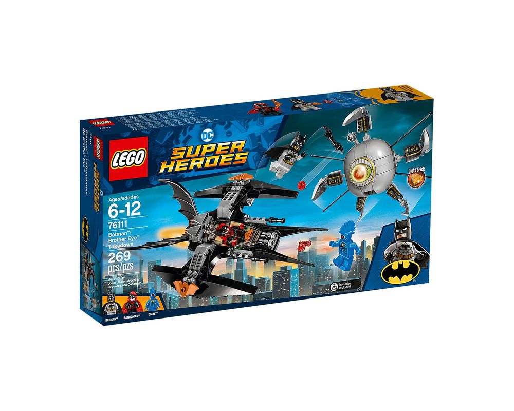 miste dig selv Bær publikum LEGO Set 76111-1 Batman: Brother Eye Takedown (2018 Super Heroes DC > Batman)  | Rebrickable - Build with LEGO