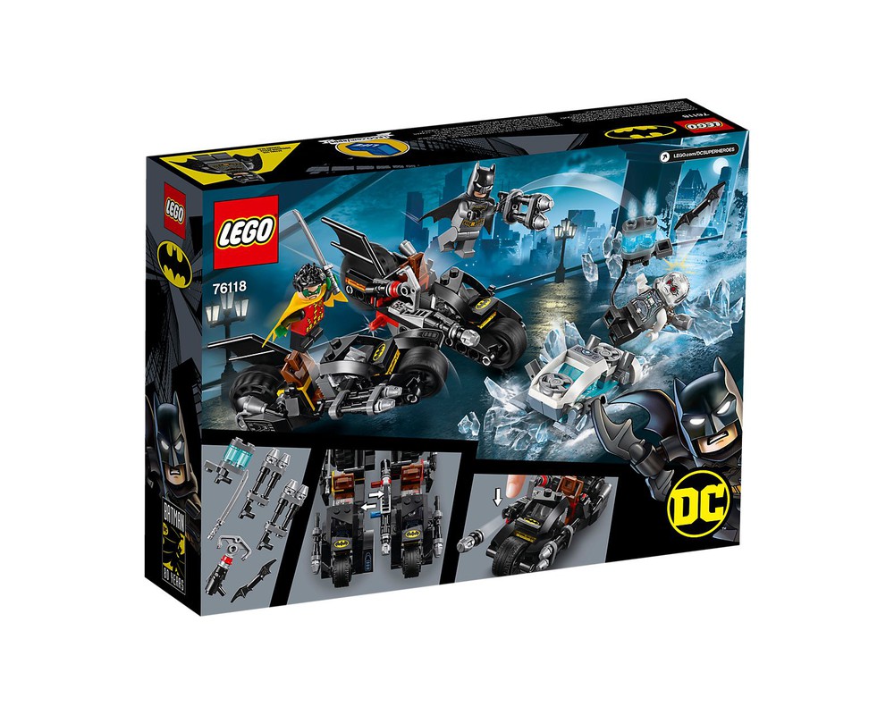 Mr freeze best sale batcycle battle lego