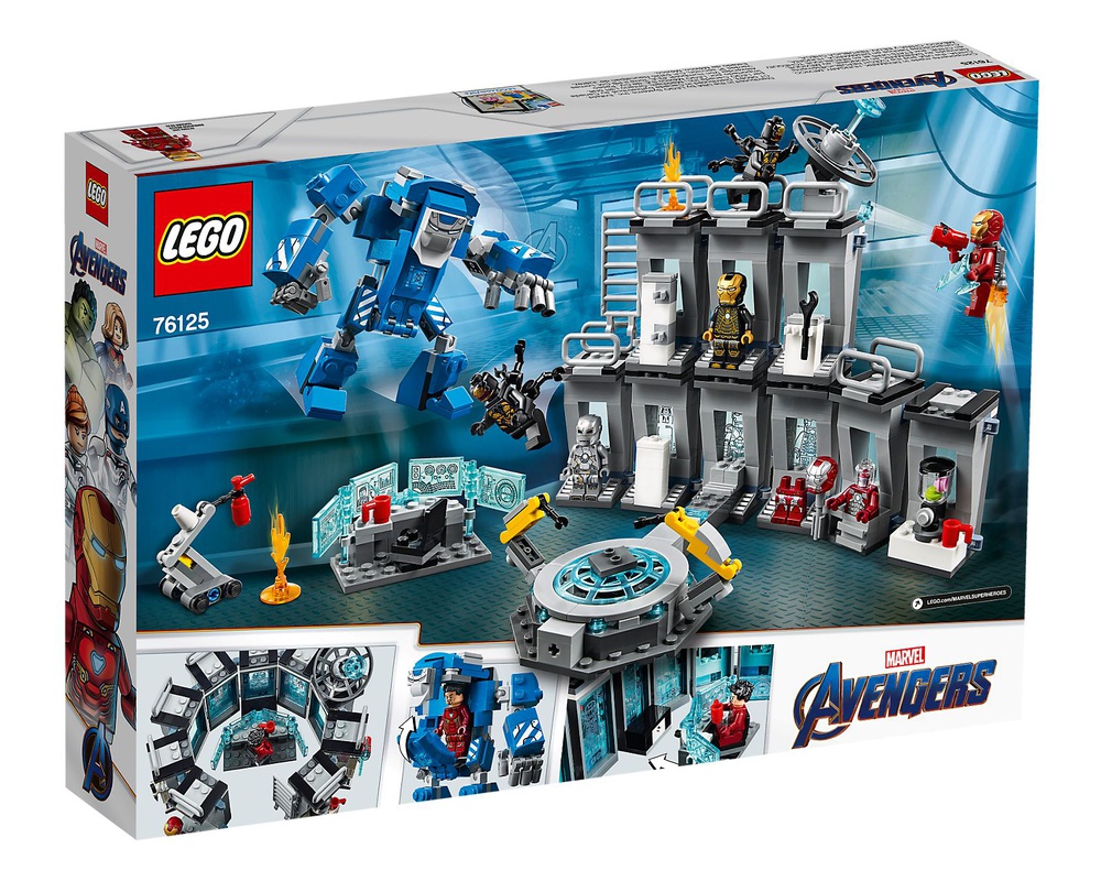 Set 76125-1 Iron Man Hall of Armour (2019 Super Heroes > Avengers) | Rebrickable - Build with