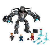 LEGO Set fig-011400 Iron Man Mark 3 Armor, Black Hair 