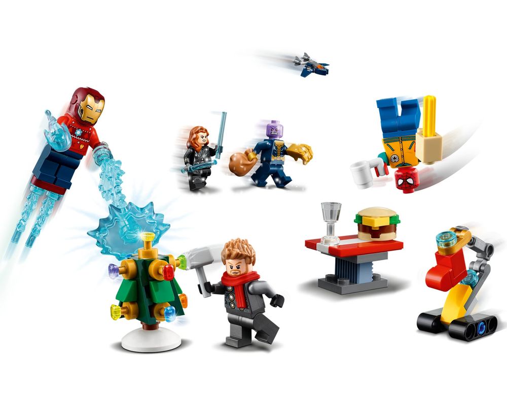 LEGO Set 76196-1 Marvel The Avengers Advent Calendar 2021 (2021 Seasonal >  Advent > Marvel) | Rebrickable - Build with LEGO