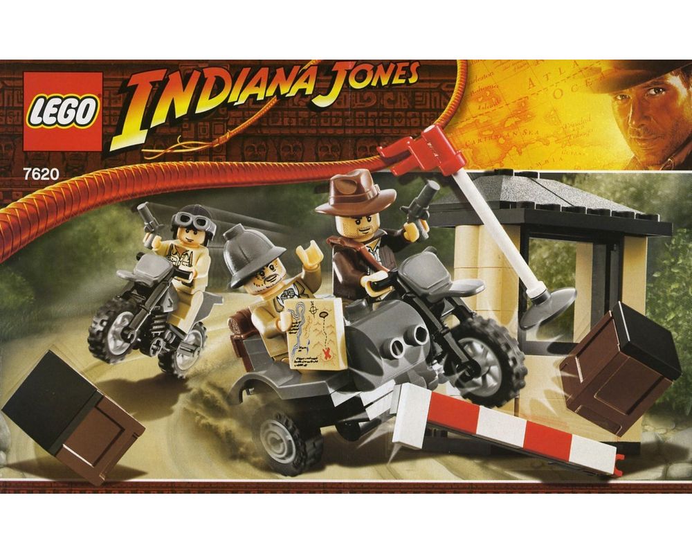 LEGO Set 7620-1 Indiana Jones Motorcycle Chase (2008 Indiana Jones 