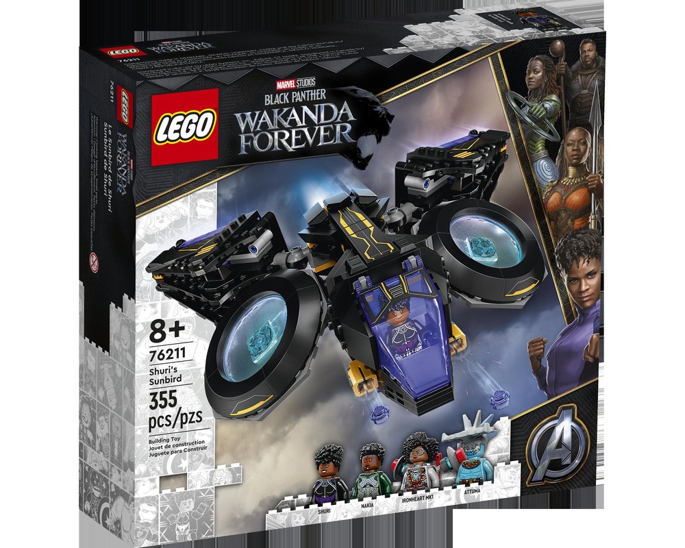 LEGO Set 76211-1 Shuri's Sunbird (2022 Super Heroes Marvel