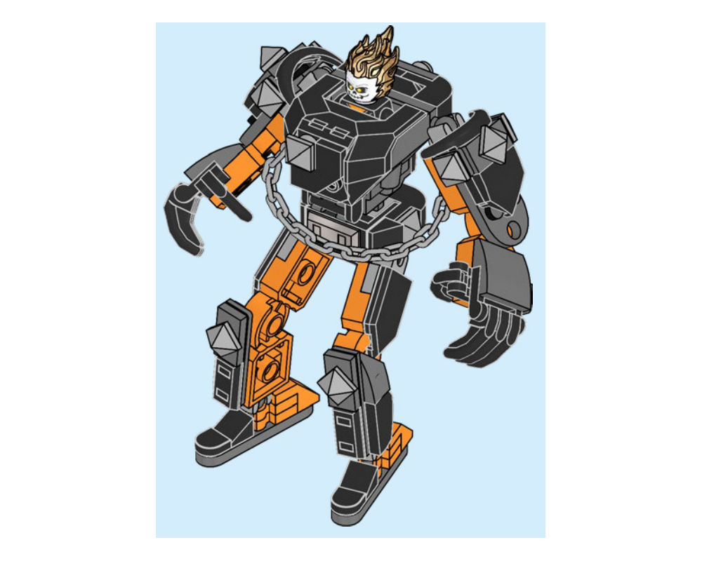 LEGO Set 76245-1-s1 Ghost Rider Mech (2023 Super Heroes Marvel ...