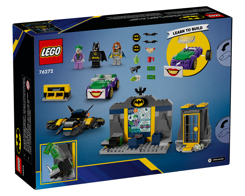 LEGO Set 762721 The Batcave with Batman, Batgirl and The Joker (2024