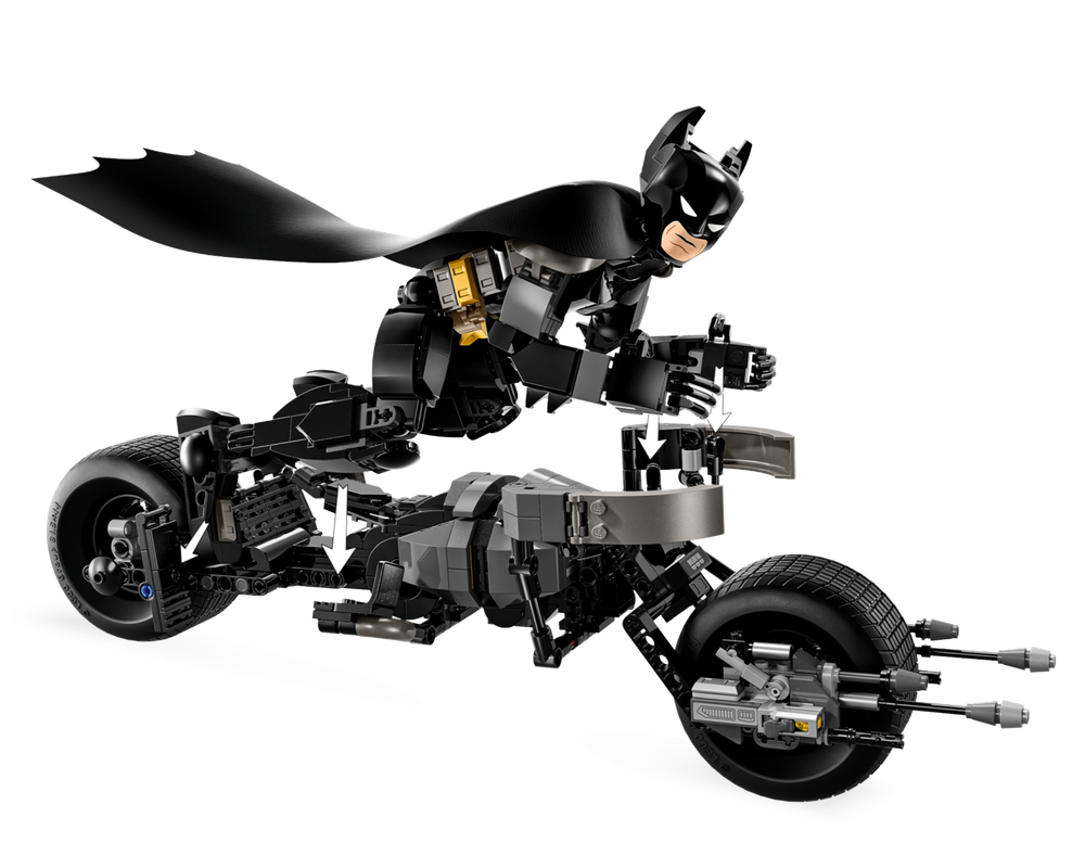 LEGO Set 76273-1 Batman Construction Figure and the Bat-Pod Bike (2024 ...