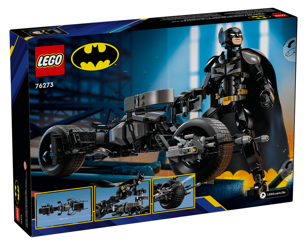 LEGO Set 76273-1 Batman Construction Figure and the Bat-Pod Bike (2024 ...