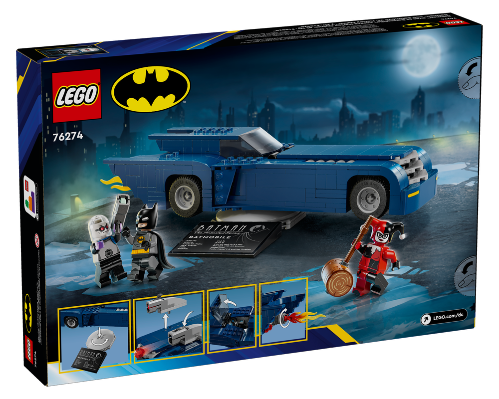 LEGO Set 762741 Batman with the Batmobile vs Harley Quinn and Mr