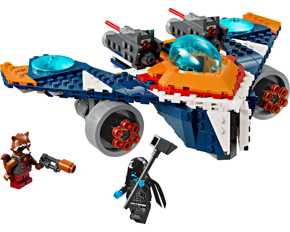 LEGO Set 762781 Rocket's Warbird vs. Ronan (2024 Super Heroes Marvel