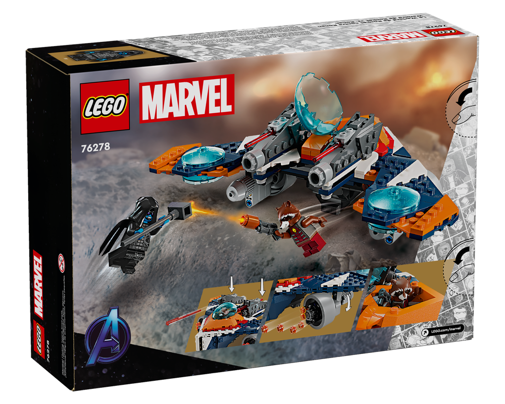 LEGO Set 762781 Rocket's Warbird vs. Ronan (2024 Super Heroes Marvel