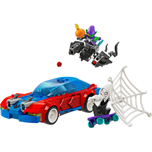 Spider-Man Race Car & Venom Green Goblin