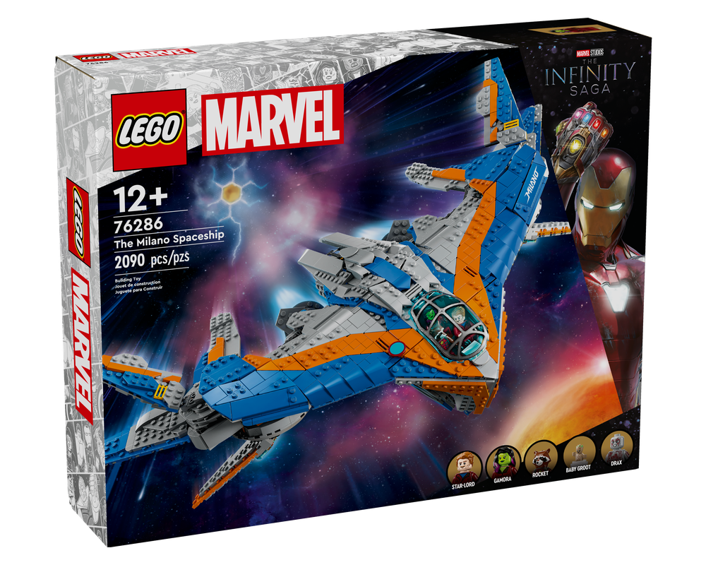 LEGO Set 762861 The Milano Spaceship (2024 Super Heroes Marvel