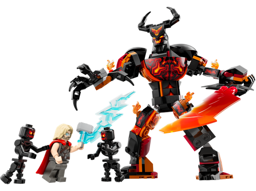 Thor vs. Surtur Construction Figure