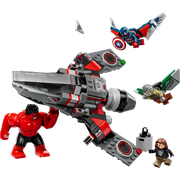 LEGO MOC 76292-2: Red Hulk Harbor Battle by SecondBricks