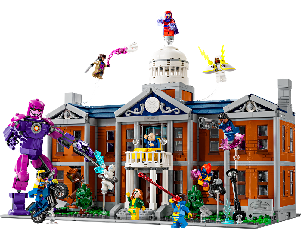 LEGO Set 76294 1 The X Mansion 2024 Super Heroes Marvel X Men Rebrickable Build with LEGO