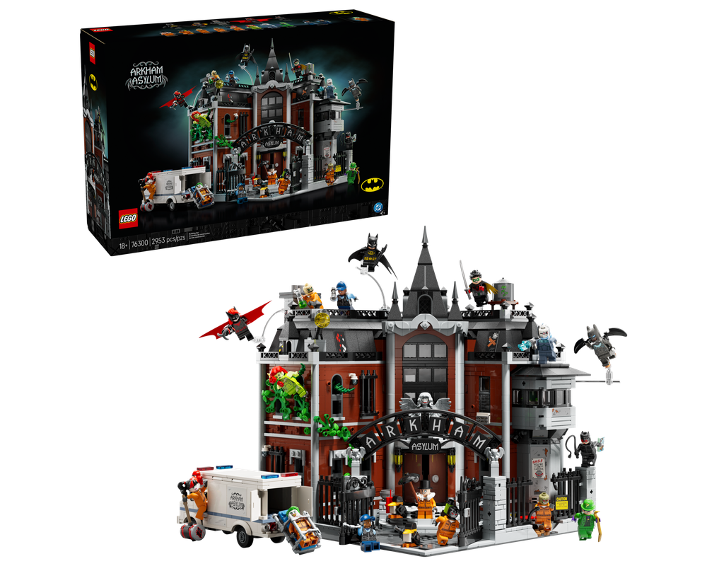 LEGO Set 76300-1 Arkham Asylum (2025 Super Heroes DC > Batman ...