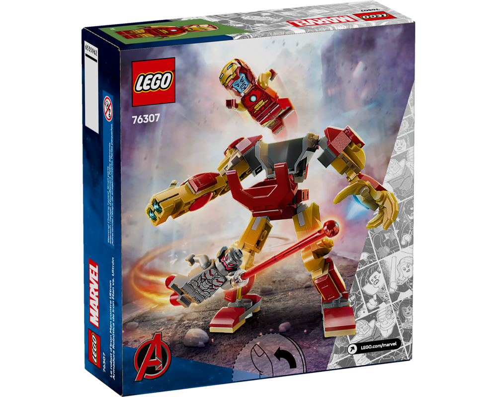 LEGO Set 76307-1 Iron Man Mech vs. Ultron (2025 Super Heroes