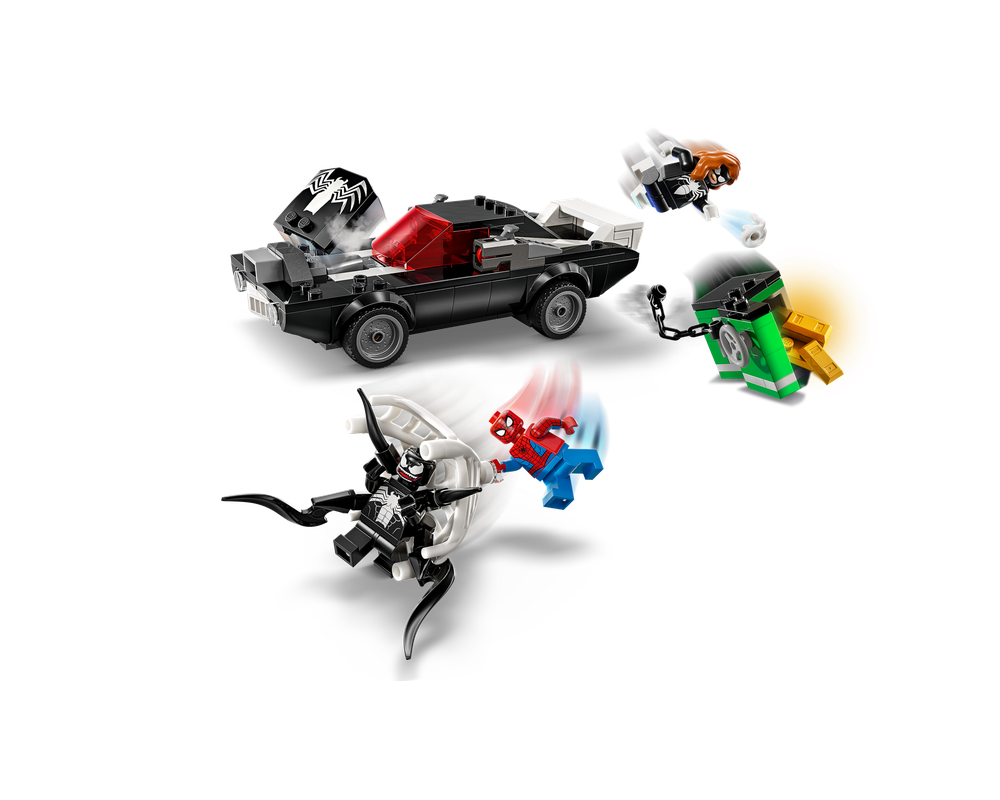 LEGO Set 763091 SpiderMan vs. Venom Muscle Car (2025 Super