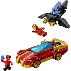 LEGO 76310 Iron Man Car & Black Panther vs. Red Hulk