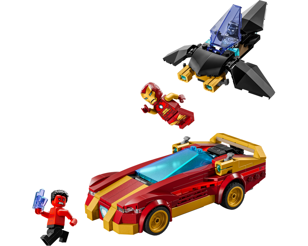 LEGO Set 76310-1 Iron Man Car & Black Panther vs. Red Hulk (2025 Super ...