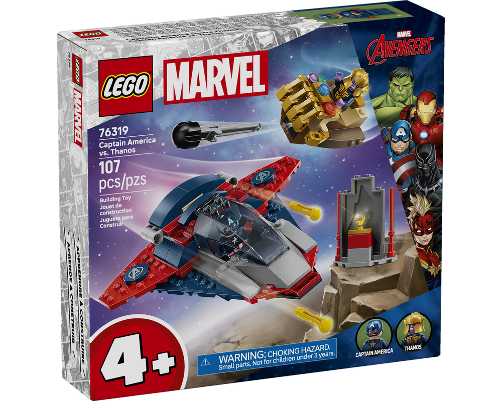 5×5 THE BEST SELECTION OF 2002←2004 LEGO Set 76319-1 Captain America vs. Thanos (2025 Super Heroes