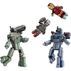 Iron Man i War Machine kontra drony Hammera