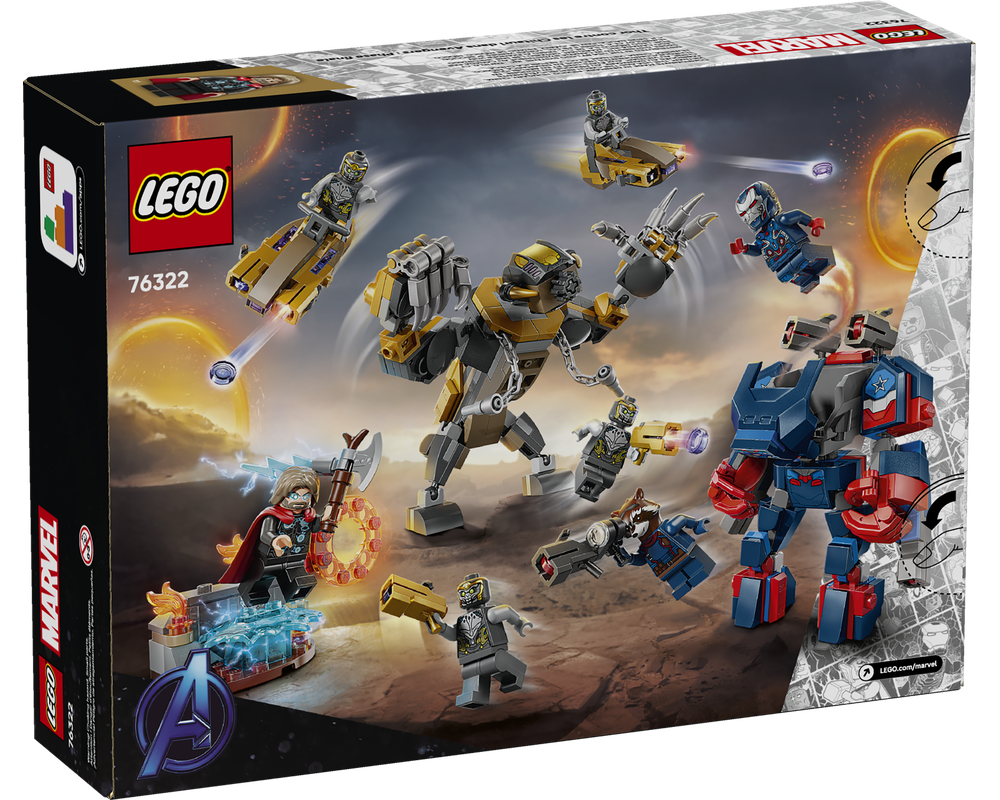 LEGO Set 76322-1 Avengers: Endgame Thor vs. Chitauri (2025 Super Heroes ...