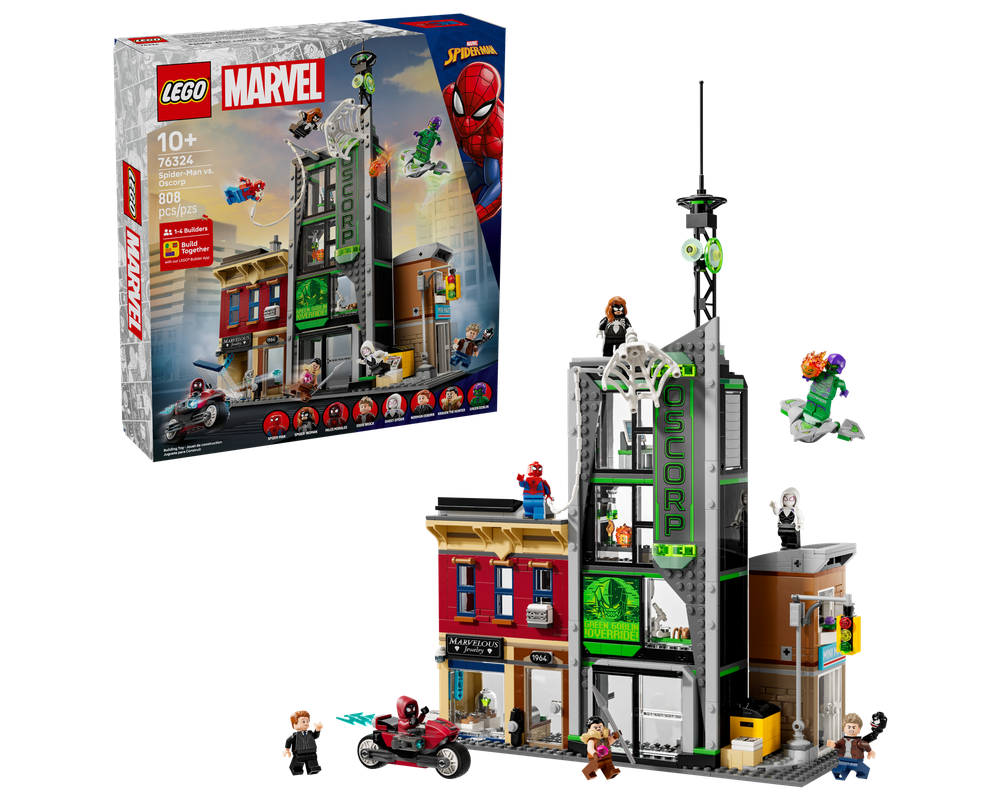 LEGO Set 76324-1 Spider-Man vs. Oscorp (2025 Super Heroes Marvel ...
