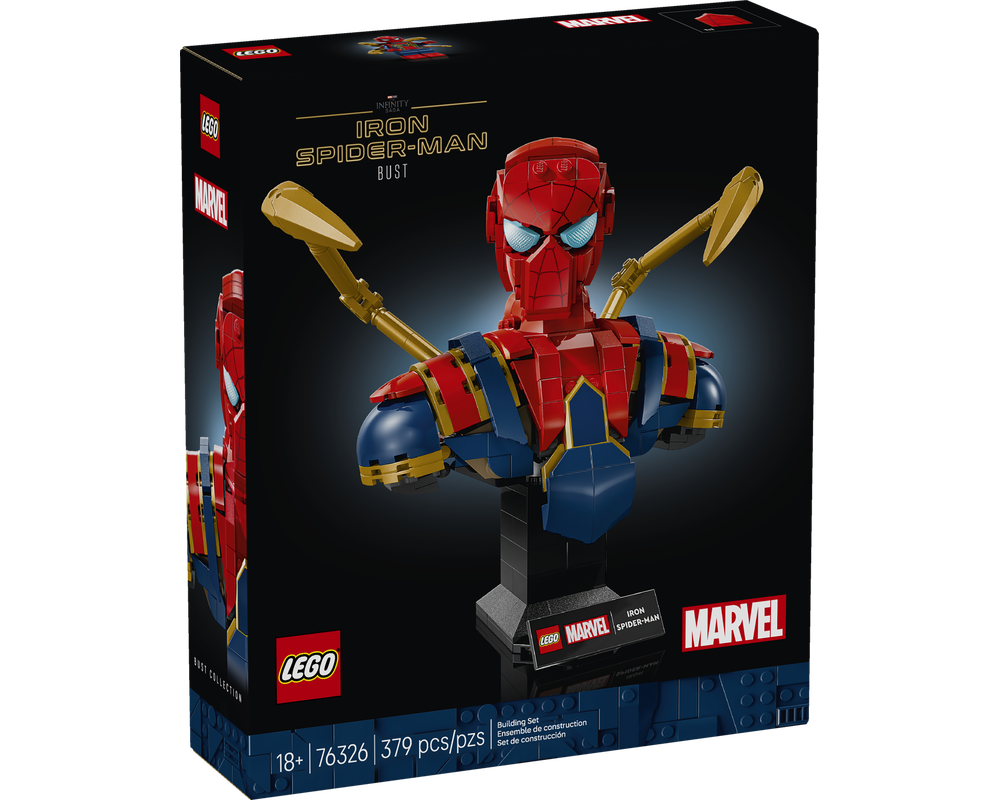 LEGO Set 76326-1 Iron Spider-Man Bust (2025 Super Heroes Marvel > The ...