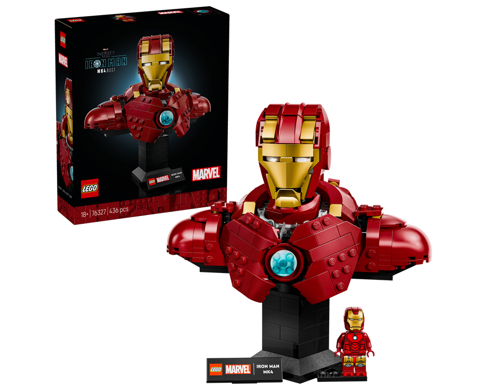 LEGO Set 76327-1 Iron Man MK4 Bust (2025 Super Heroes Marvel > The ...