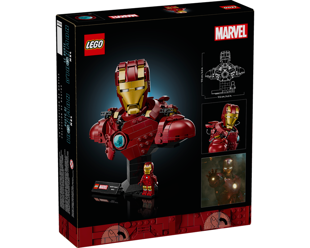 LEGO Set 76327-1 Iron Man MK4 Bust (2025 Super Heroes Marvel > The ...