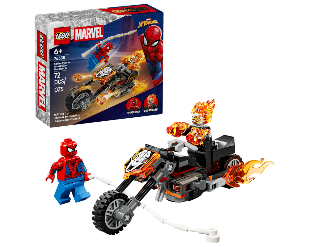 LEGO Set 76335-1 Spider-Man vs. Ghost Rider Motorcycle (2026 Super ...