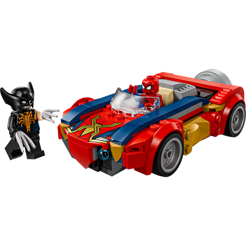 Spider-Man Car vs. Venomized Wolverine