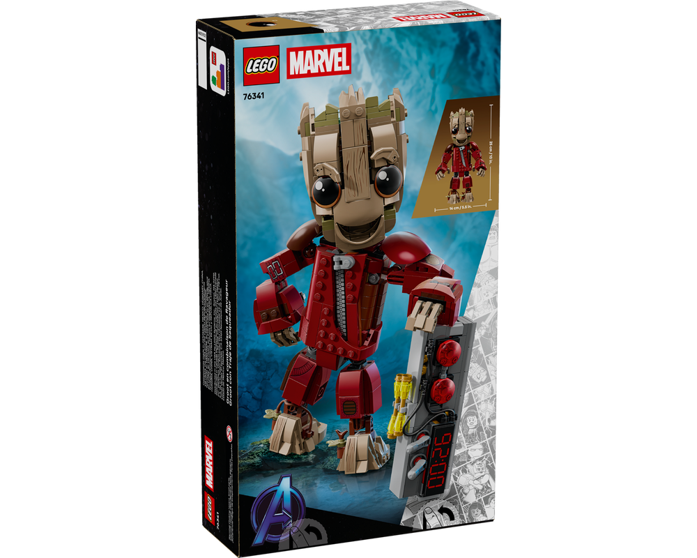 LEGO Set 76341-1 Ravager Jumpsuit Groot (2026 Super Heroes Marvel