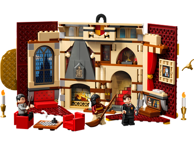 Taxidermy house banner wall - hogwarts castle castelo sala comum 76412 - lego  harry oleiro - Prenatal