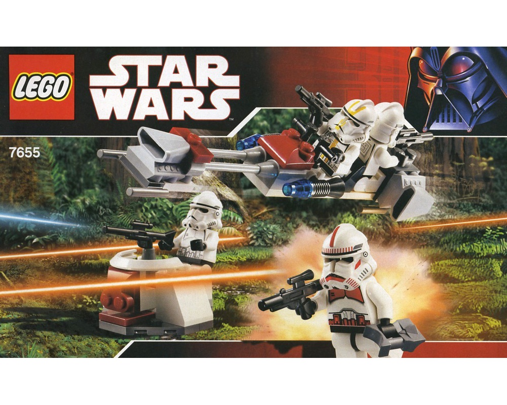 Stifte bekendtskab film kombination LEGO Set 7655-1 Clone Troopers Battle Pack (2007 Star Wars) | Rebrickable -  Build with LEGO