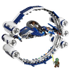Jedi Starfighter with Hyperdrive Booster Ring, zdjęcie 1