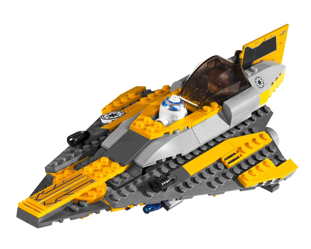 stadig En del ventil LEGO Set 7669-1 Anakin's Jedi Starfighter (2008 Star Wars) | Rebrickable -  Build with LEGO