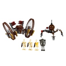 Hailfire Droid & Spider Droid Clone Wars White Box (set 7670-2)