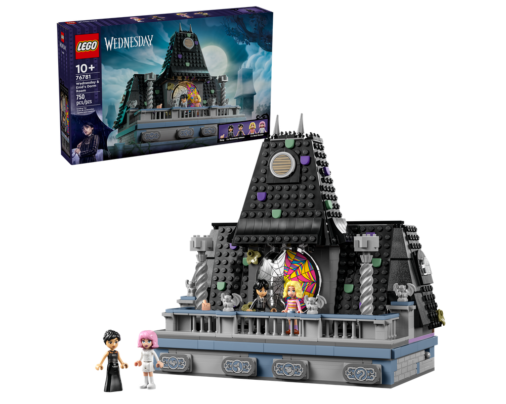 POKE Dann② LEGO Set 76781-1 Wednesday & Enid's Dorm Room (2024 Wednesday