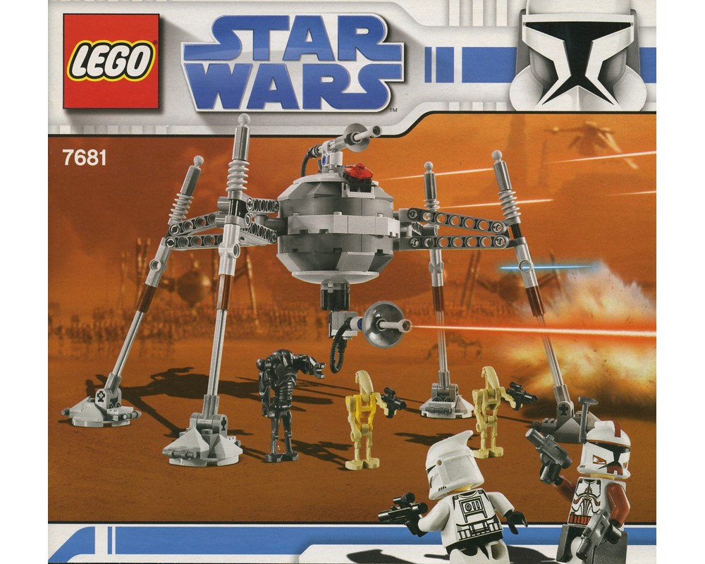 LEGO 7681-1 Separatist Spider (2008 Star Wars) Rebrickable - Build with