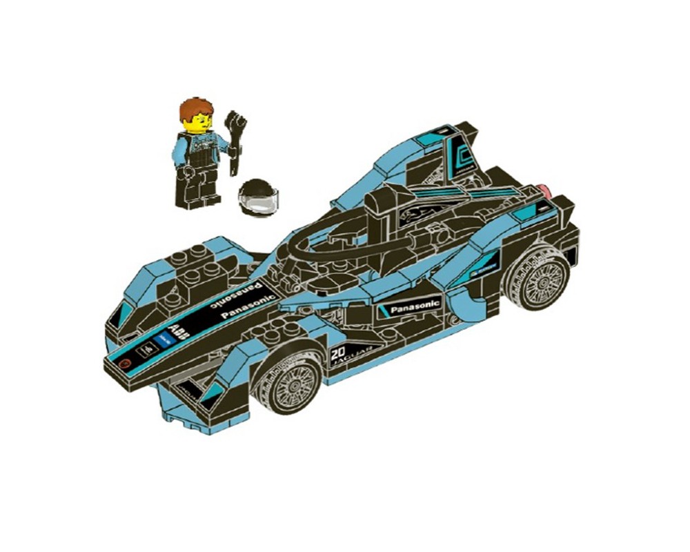 LEGO Set 76898-1-s1 Jaguar Racing Gen2 (2020 Speed Champions